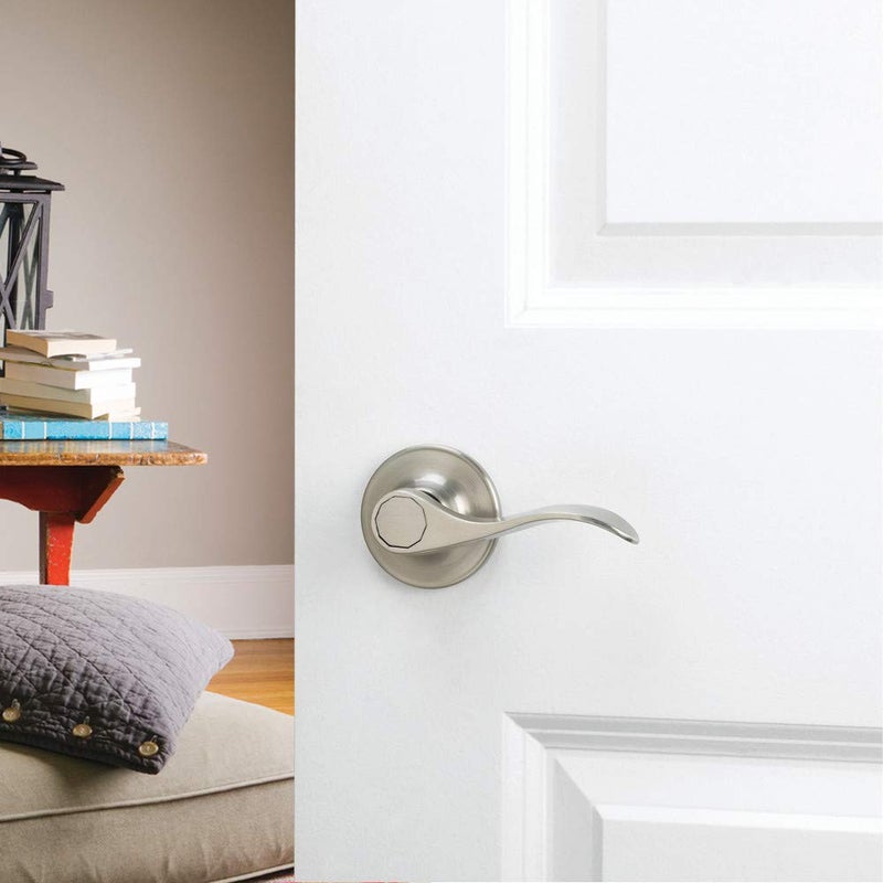 Design House 700484 Springdale Passage Hall and Closet Door Lever Satin Nickel, 1 Count (Pack of 1) - Image 5